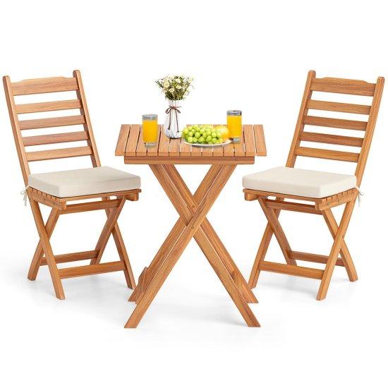 Ahşap Balkon Masası