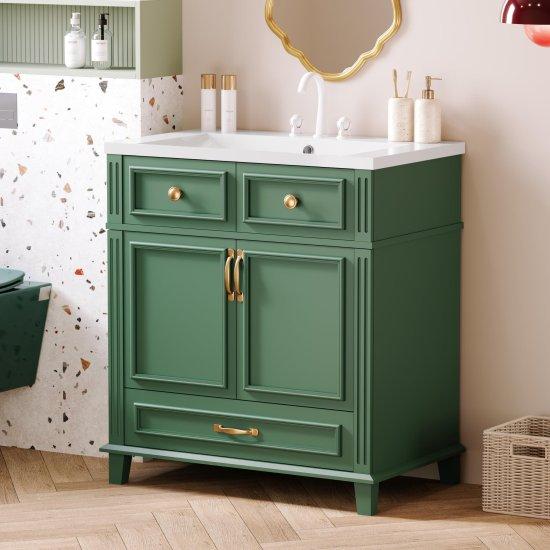Ahşap Banyo Dolabı