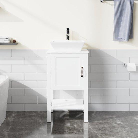 Ahşap Banyo Dolabı