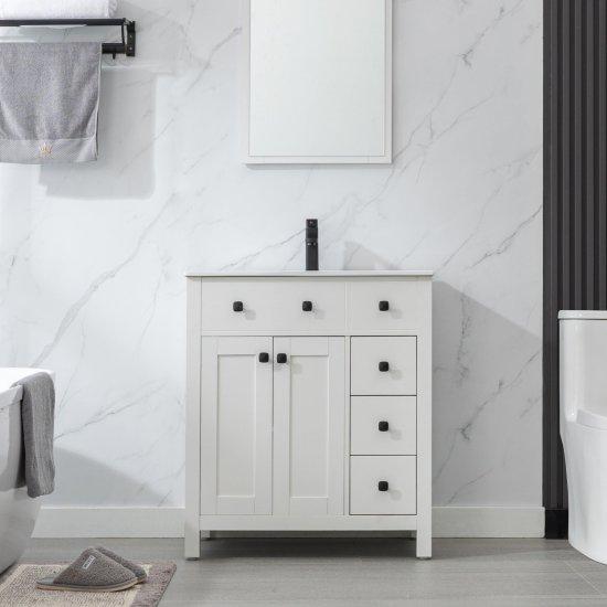Ahşap Banyo Dolabı