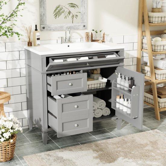 Ahşap Banyo Dolabı