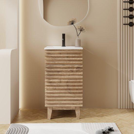 Ahşap Banyo Dolabı