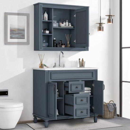 Ahşap Banyo Dolabı