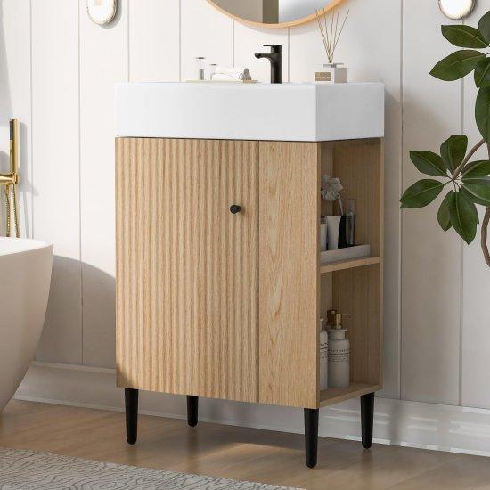 Ahşap Banyo Dolabı