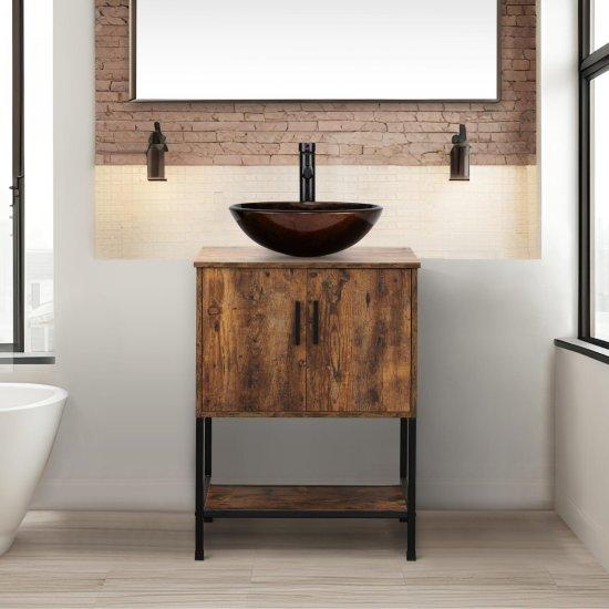 Ahşap Banyo Dolabı