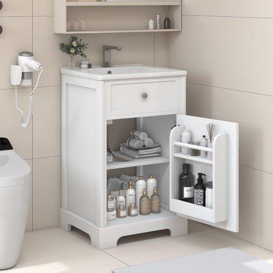 Ahşap Banyo Dolabı