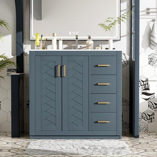 Ahşap Banyo Dolabı