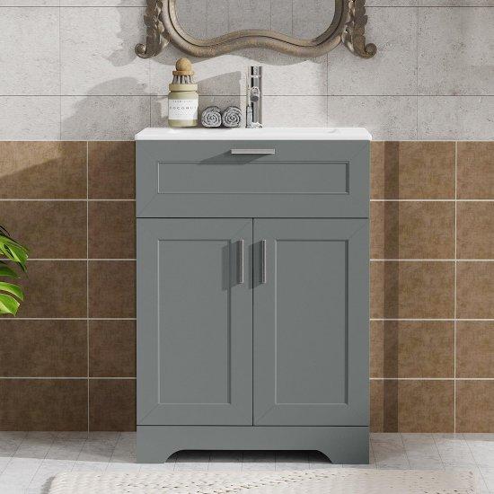 Ahşap Banyo Dolabı