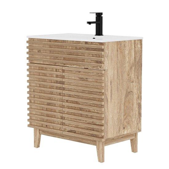 Ahşap Banyo Dolabı