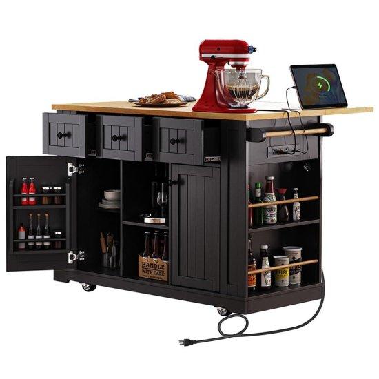 Ahşap Mutfak Adası