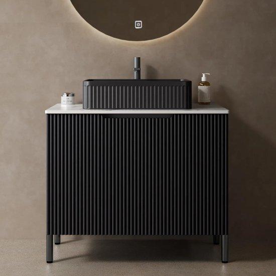 Antrasit Banyo Dolabı