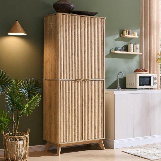 Bambu Mutfak Dolabı