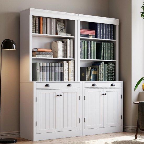 Beyaz Kapaklı Kitaplık