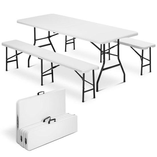 Çanta Tipi Katlanır Piknik Kamp Masa Seti