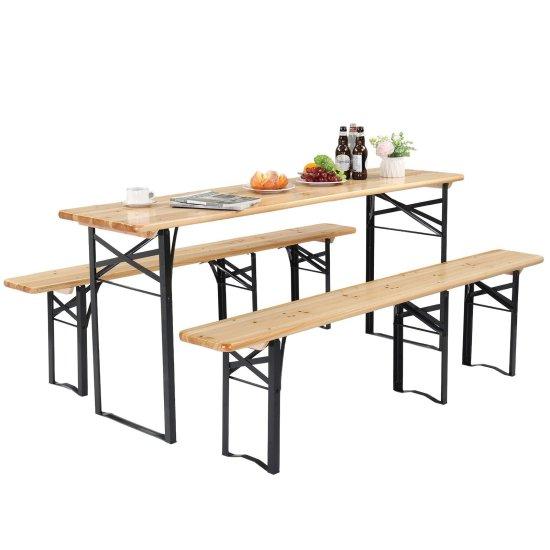 Çanta Tipi Katlanır Piknik Kamp Masa Seti