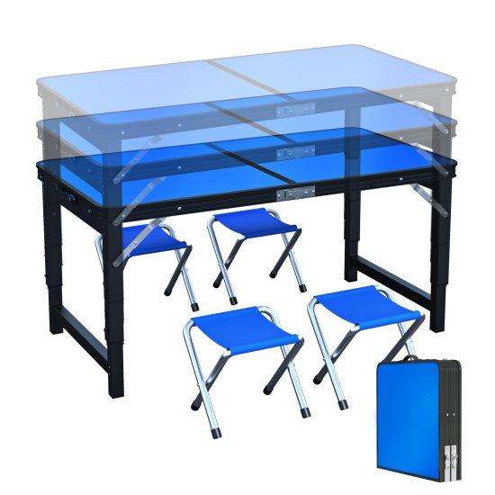 Çanta Tipi Katlanır Piknik Kamp Masa Seti