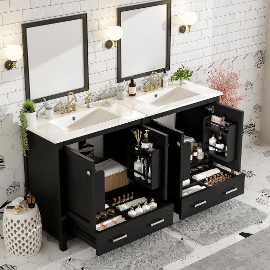 Çift Lavabolu Banyo Dolabı