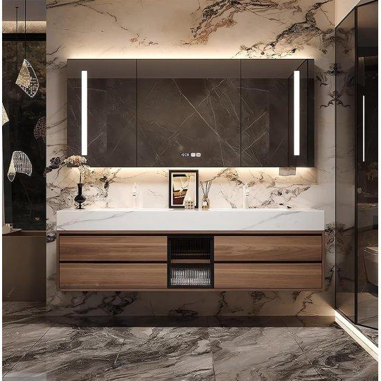 Çift Lavabolu Banyo Dolabı