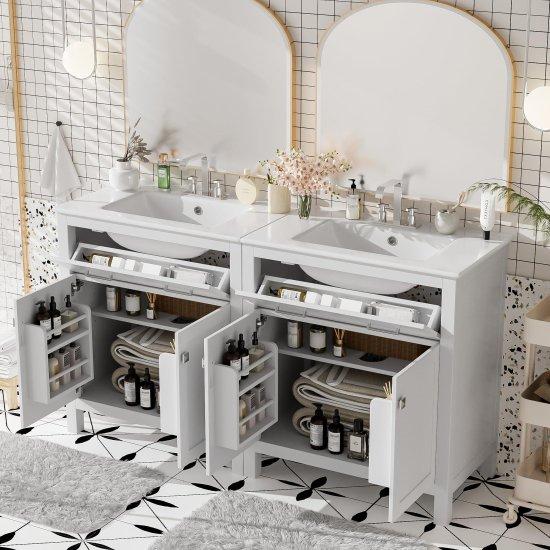 Çift Lavabolu Banyo Dolabı