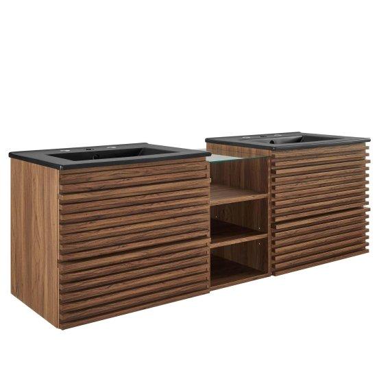Çift Lavabolu Banyo Dolabı