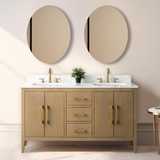 Çift Lavabolu Banyo Dolabı