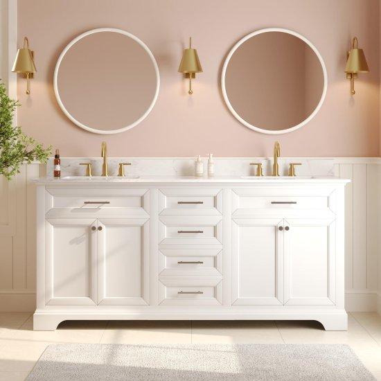 Çift Lavabolu Banyo Dolabı