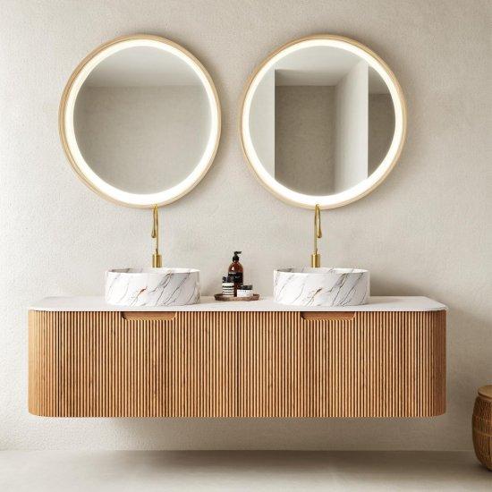 Çift Lavabolu Banyo Dolabı