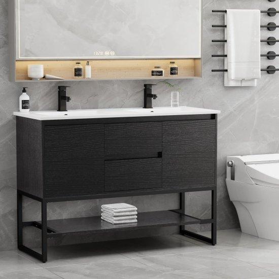 Çift Lavabolu Banyo Dolabı