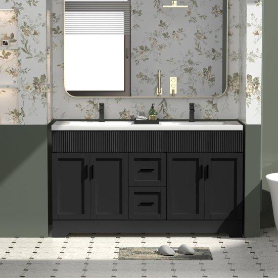 Çift Lavabolu Banyo Dolabı