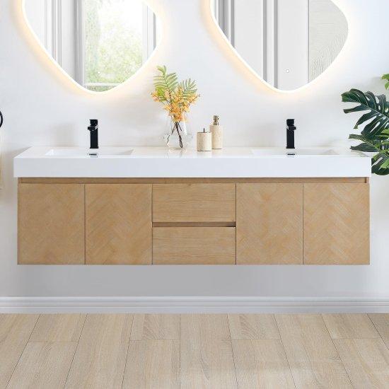 Çift Lavabolu Banyo Dolabı