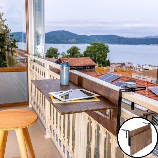 Katlanır Balkon Masası