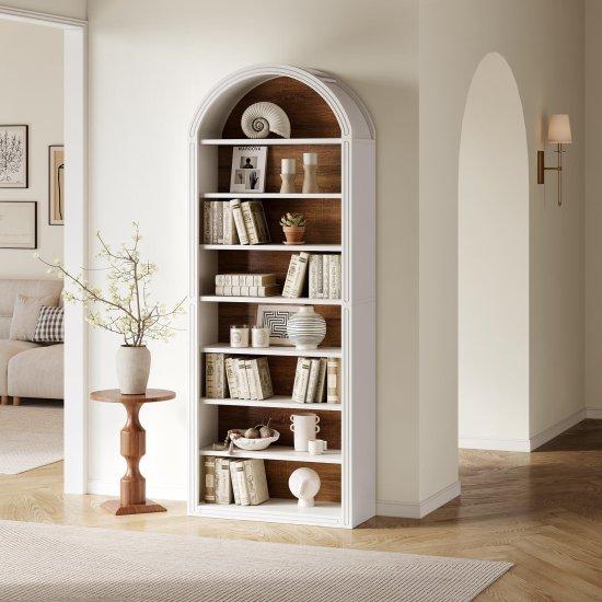 Krem Rengi Kitaplık