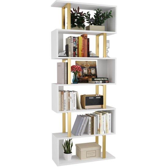 Krem Rengi Kitaplık