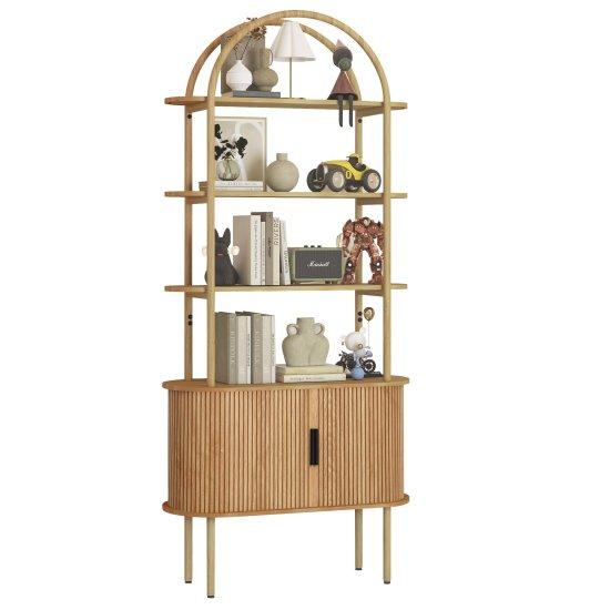 Krem Rengi Kitaplık