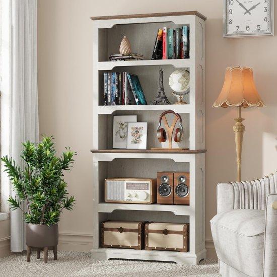 Krem Rengi Kitaplık