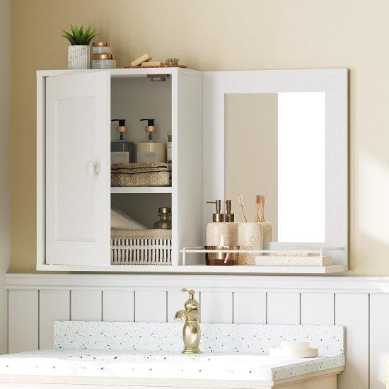 Lavabo Üstü Aynalı Dolap