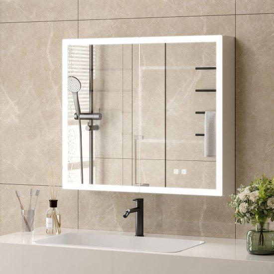 Led Aynalı Banyo Dolabı