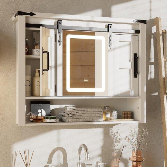 Led Aynalı Banyo Dolabı