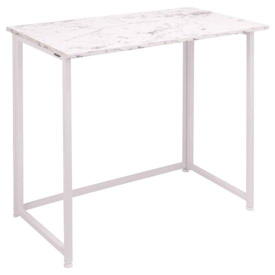 Mermer Desenli Katlanır Masa