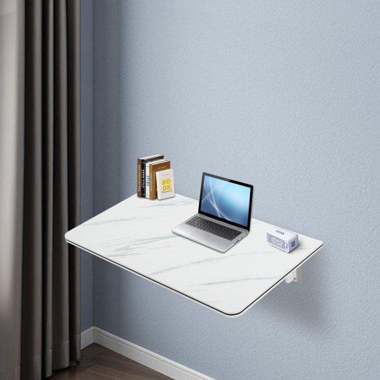 Mermer Desenli Katlanır Masa