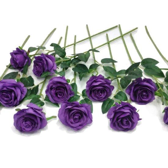 Mor Yapay Çiçekler