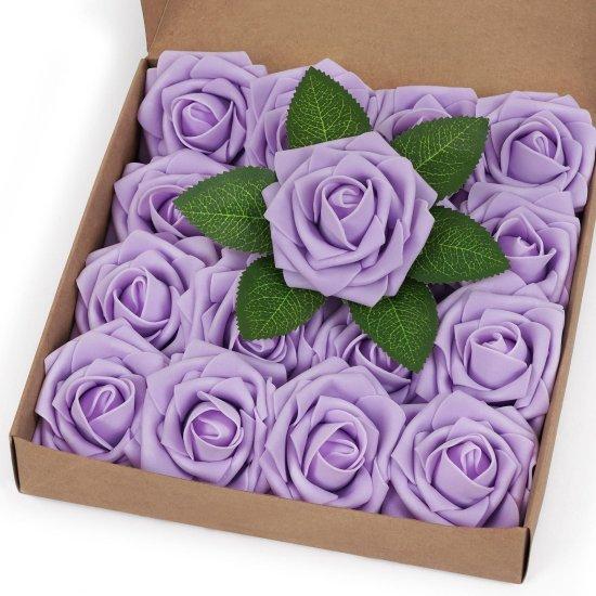 Mor Yapay Çiçekler
