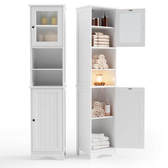 Raflı Banyo Dolabı