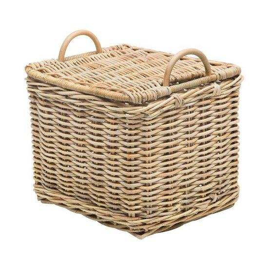 Rattan Kapaklı Sepet