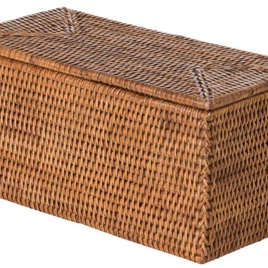 Rattan Kapaklı Sepet