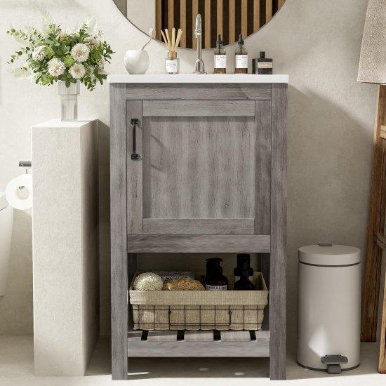 Rustik Banyo Dolabı