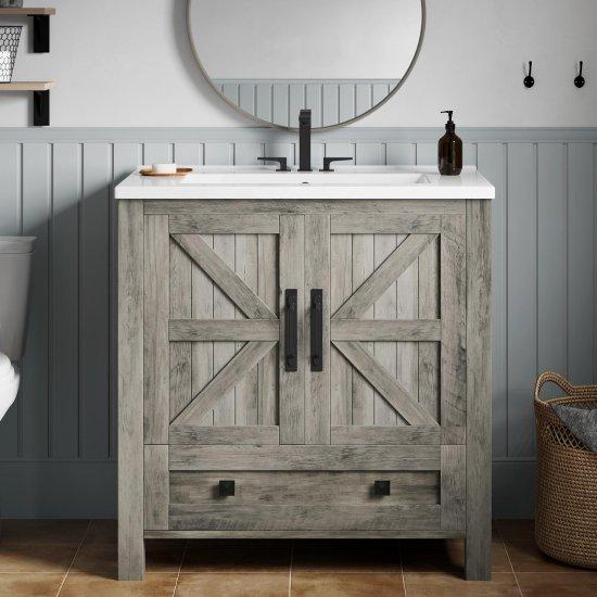 Rustik Banyo Dolabı