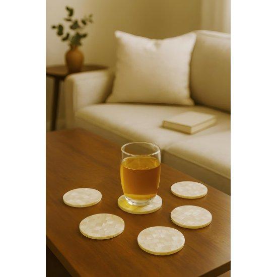 Sedef Bardak Altlığı