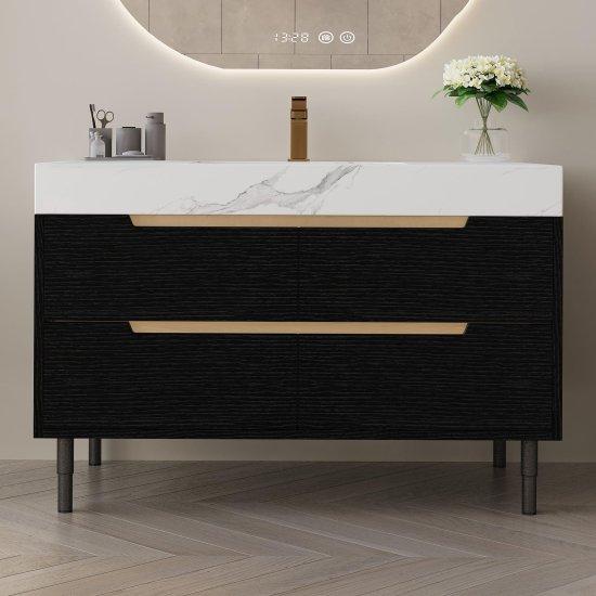 Siyah Banyo Dolabı