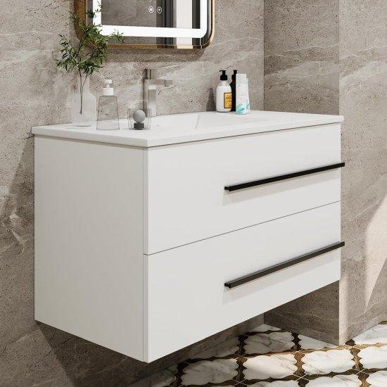 Siyah Banyo Dolabı